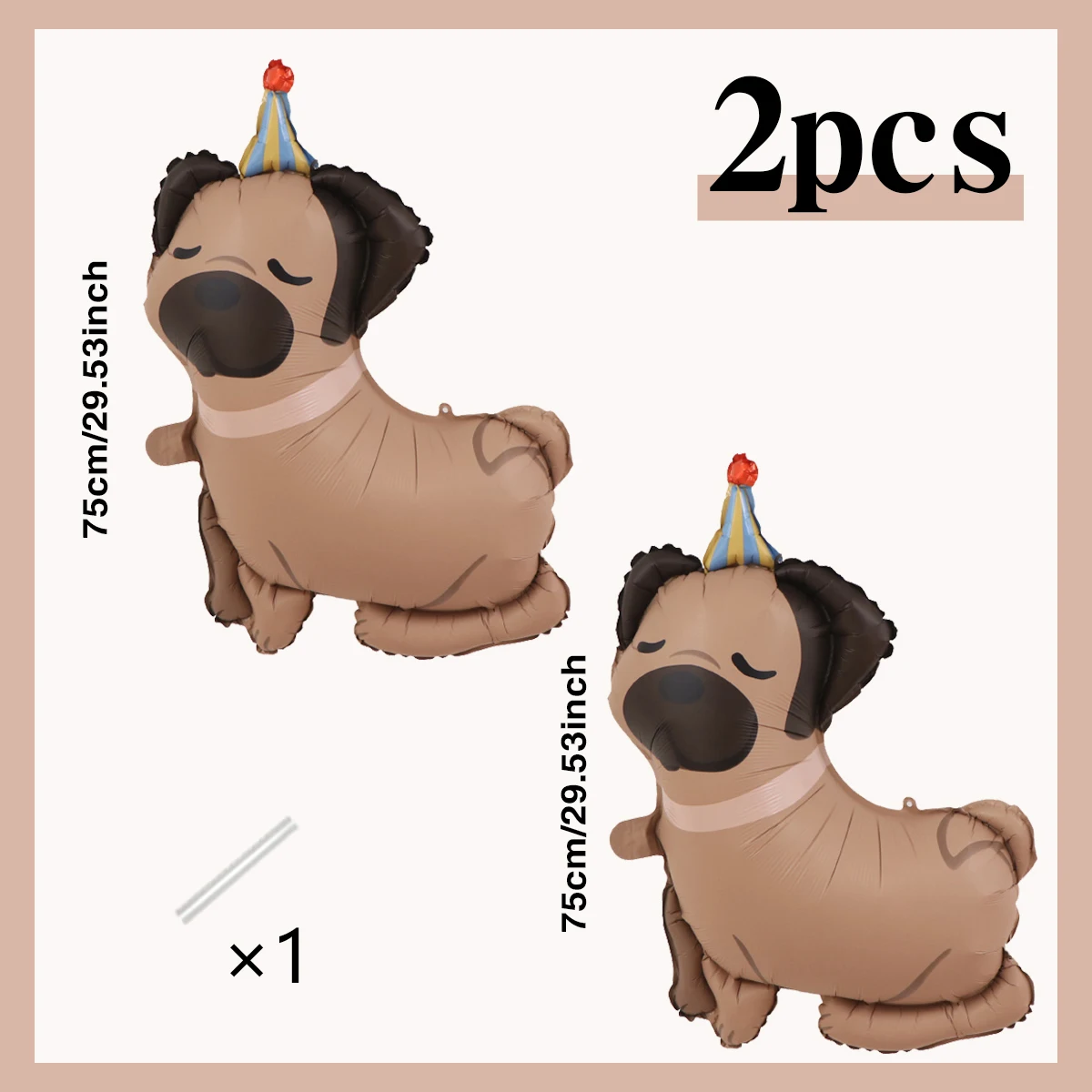 4-Tier-Hundeballons aus Aluminiumfolie, niedliches Hundethema, Geburtstag, Jubiläumsdekoration, Dusche, Haustierparty-Dekoration – Detail 9