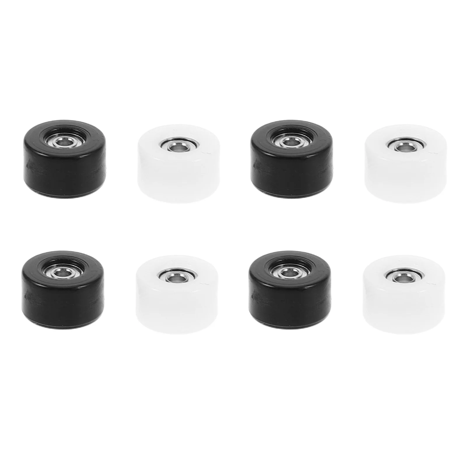 Jeu de roues de Skateboard à doigts, 8 pièces, roulements métalliques, pièces de rechange robustes, jeu de bureau Portable, Mini accessoires de Skateboard pour