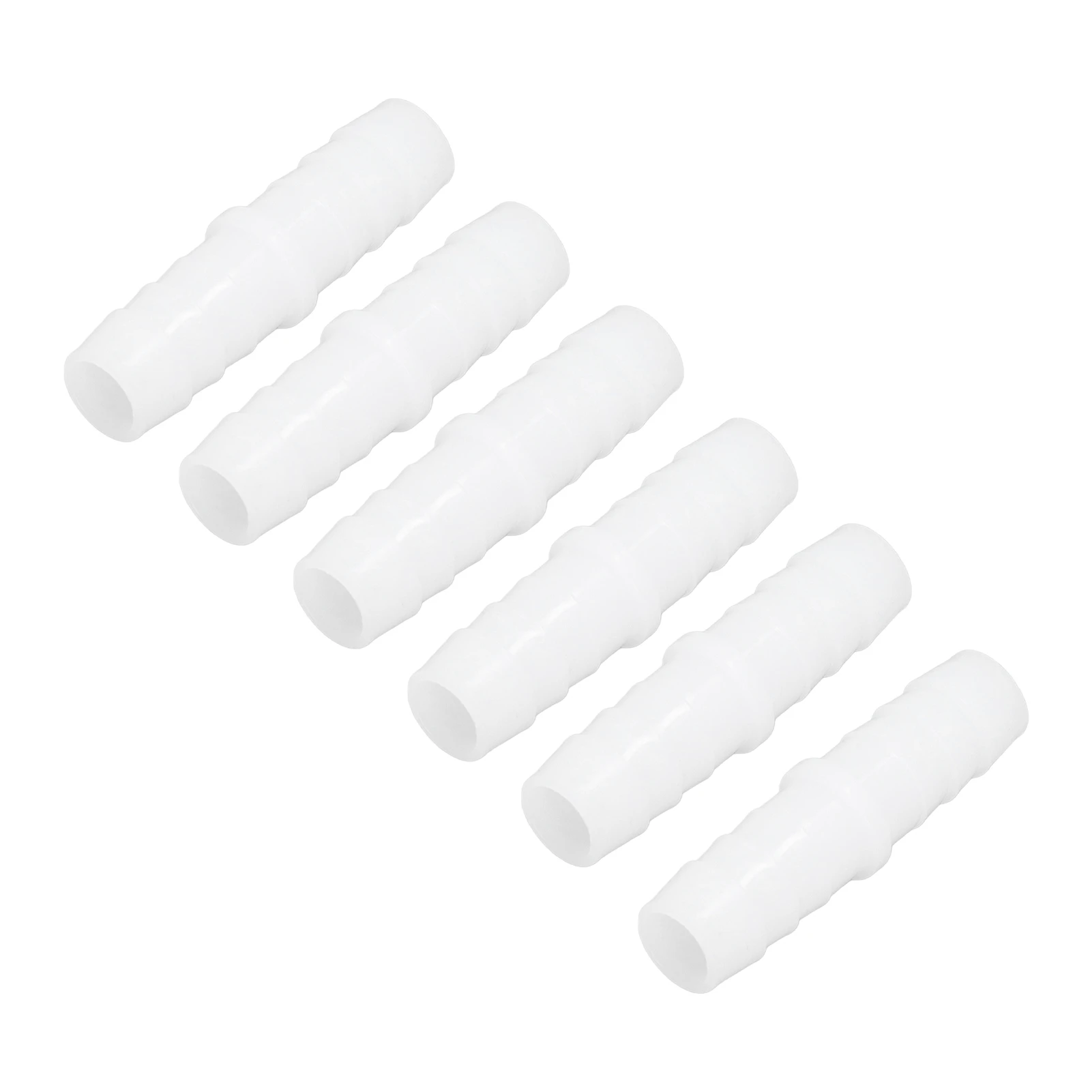 10Pcs Plastic Hose Barb Fitting Straight Equal Barbed Splicer Mender Joint Union Adapter 14-14mm