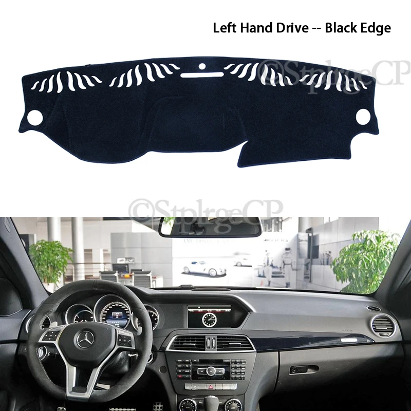 Accessories C-Klasse C180 C200 C220 C250 C300 for Mercedes Benz C-Class W204 Anti-Slip Mat Dashboard Pad Sunshade Dashmat Carpet