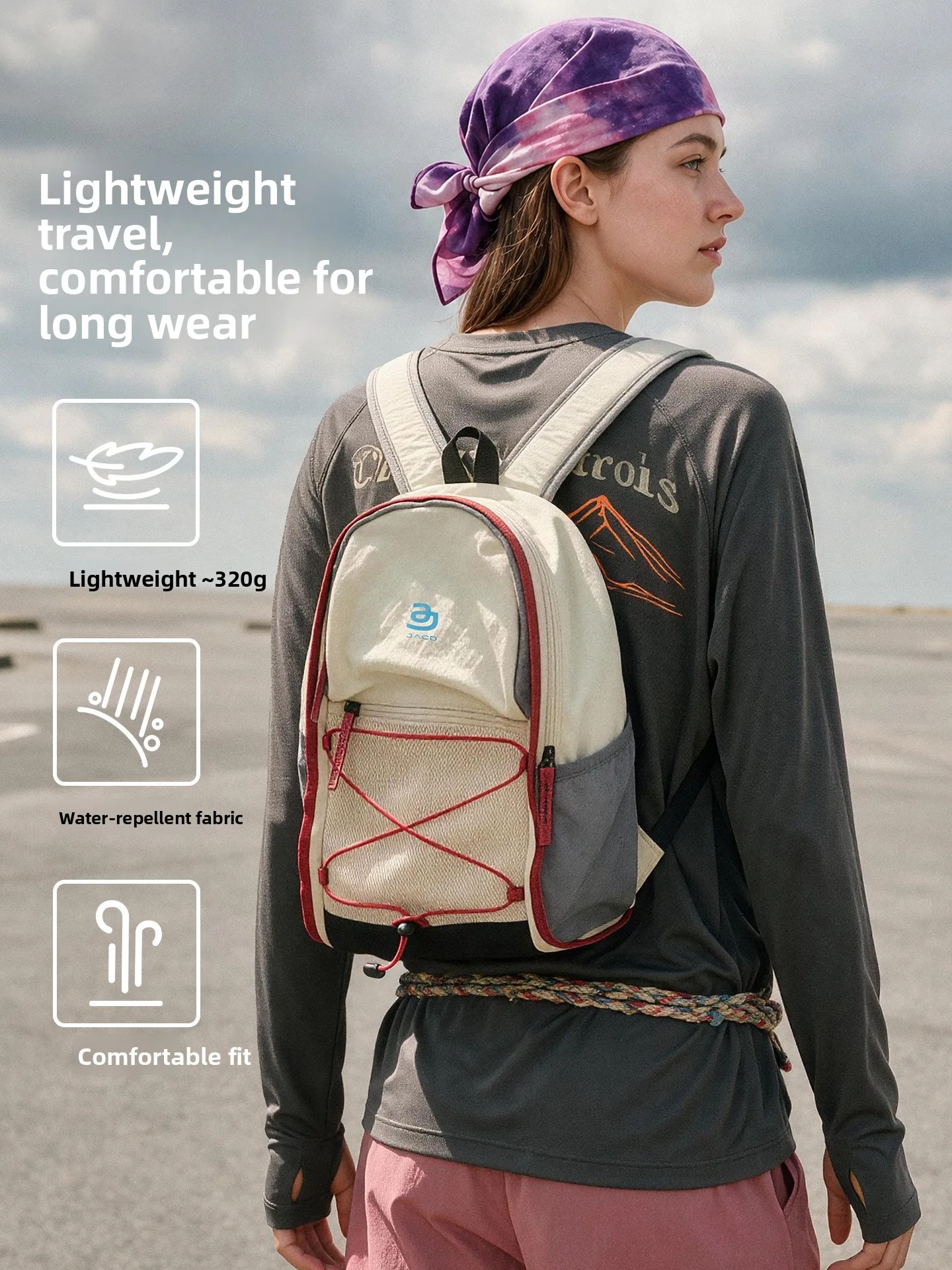 Ultra-Lightweight NEAK Outdoor Women's Backpack  Hiking Climbing Traveling Backpack with Padded Shoulder Straps And Zippe...