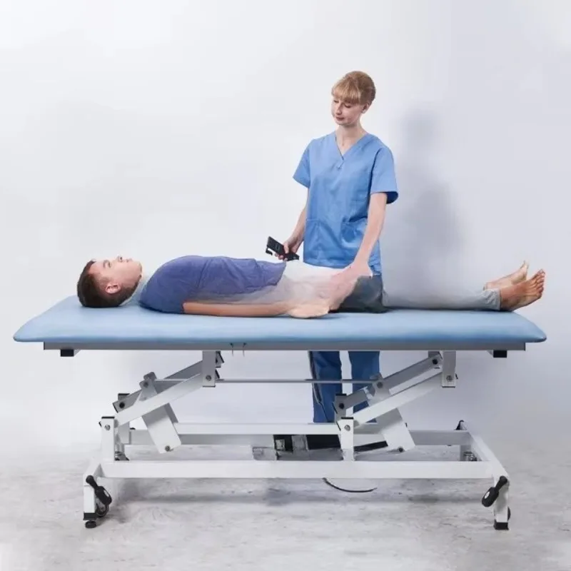 Electric Tilt Hospital Bed for Disabled Patients Stand-up Physical Therapy Rehabilitation Training Equipment