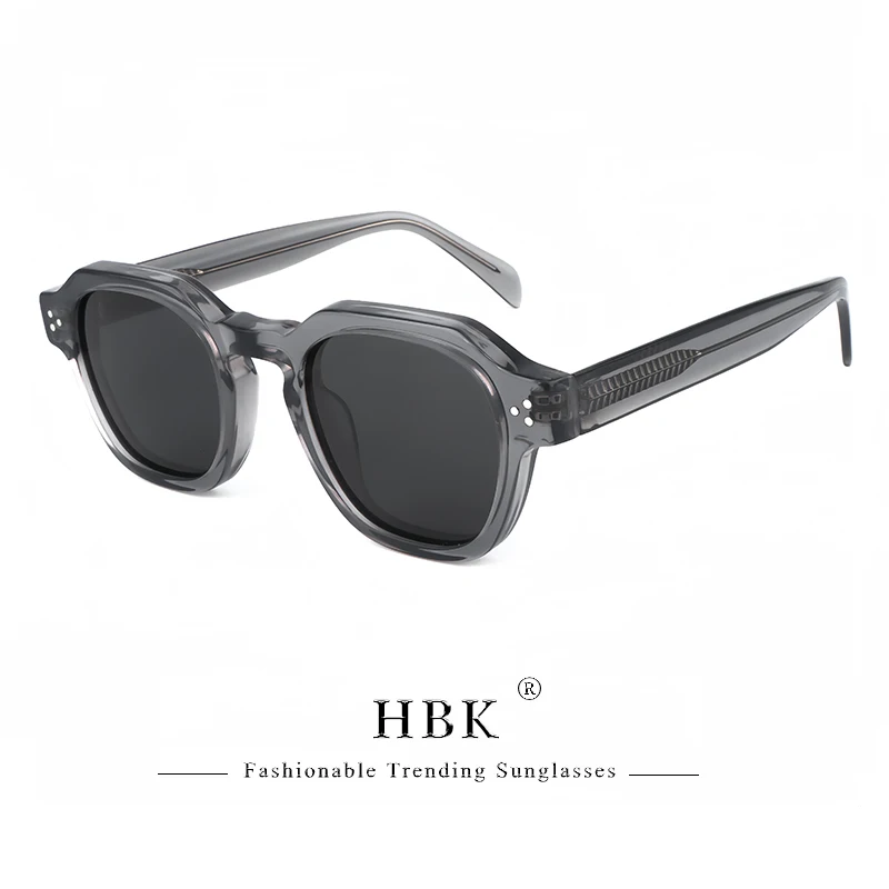 

HBK Retro Square Polarized Sunglasses Men High-Quality Women's Sun Glasses Outdoor Travel Driving Fishing Eyewear UV400