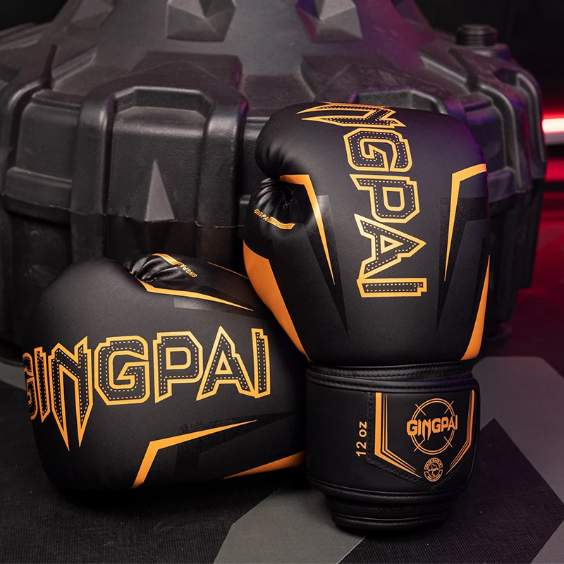 

8/10/12/14 унций боксерские перчатки, профессиональные боксерские мешки для взрослых, практичные боевые толстые муай-тай, свободные боевые сандалии, дышащие