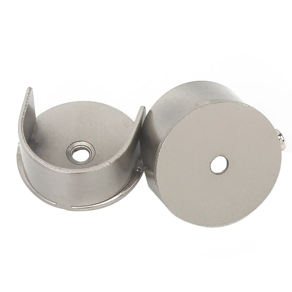 

2Pcs Curtain Rod Bracket Contemporary Style Home Decoration Easy to Clean Support Curtain Rod Bracket Home Decor