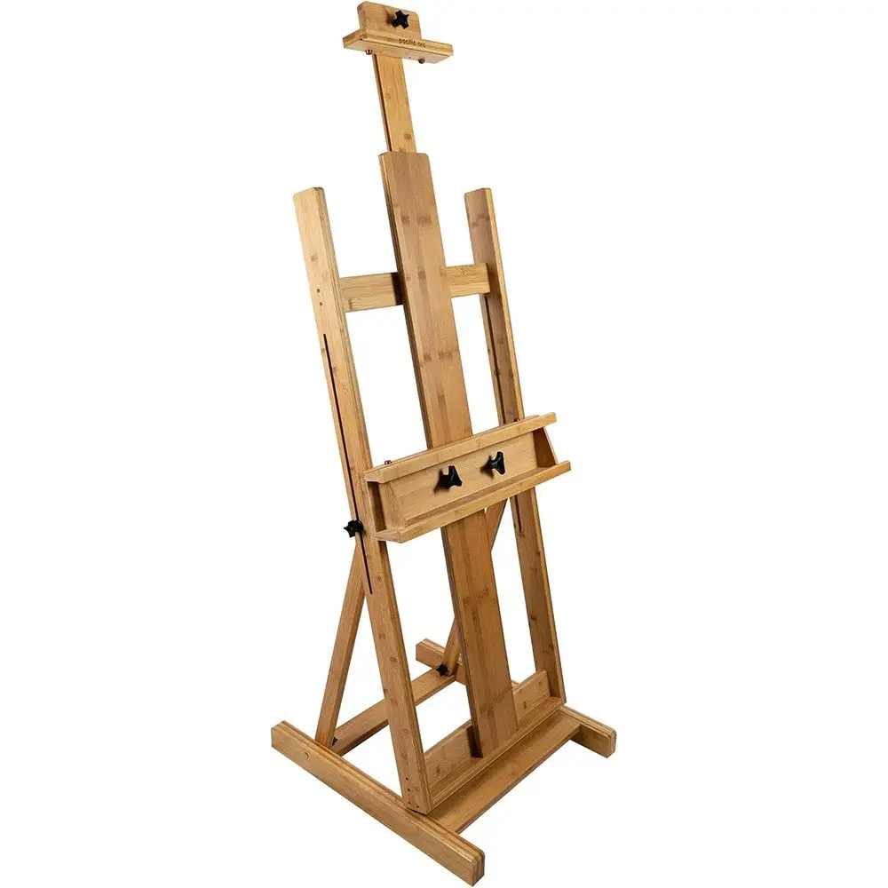 

Регулируемый бамбуковый мольберт для холстов до 81 дюйма - Напольный мольберт для рисования