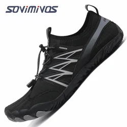 Men's Trail Running Shoes, Lightweight Athletic Zero Drop Barefoot Shoes, Non Slip Outdoor Walking Minimalist Shoes for Women