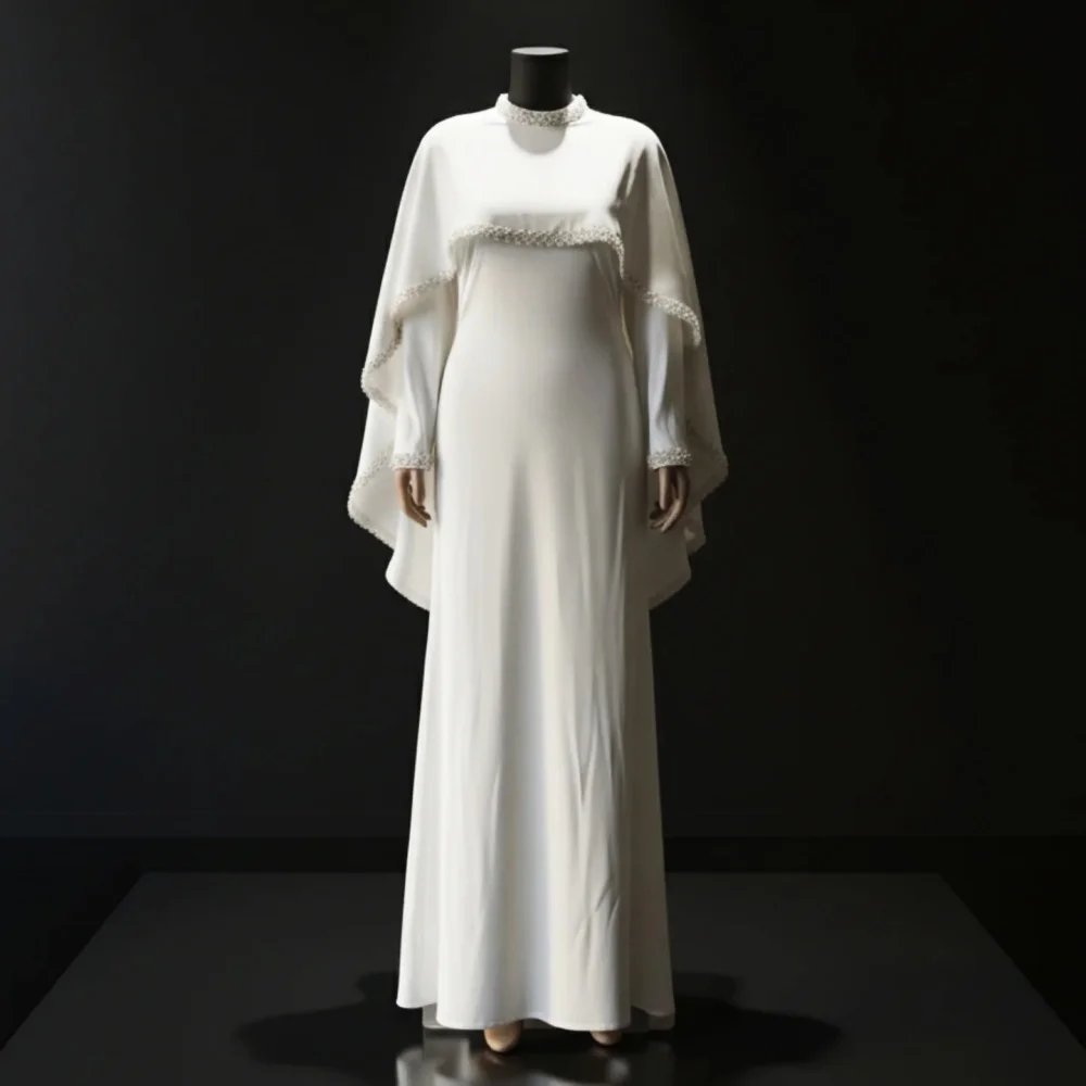 

Customized Glitter Beading Long Sleeves Trumpet Long Dresses Women's Evening Gowns Bespoke Occasion Prom Elegant Party Wedding