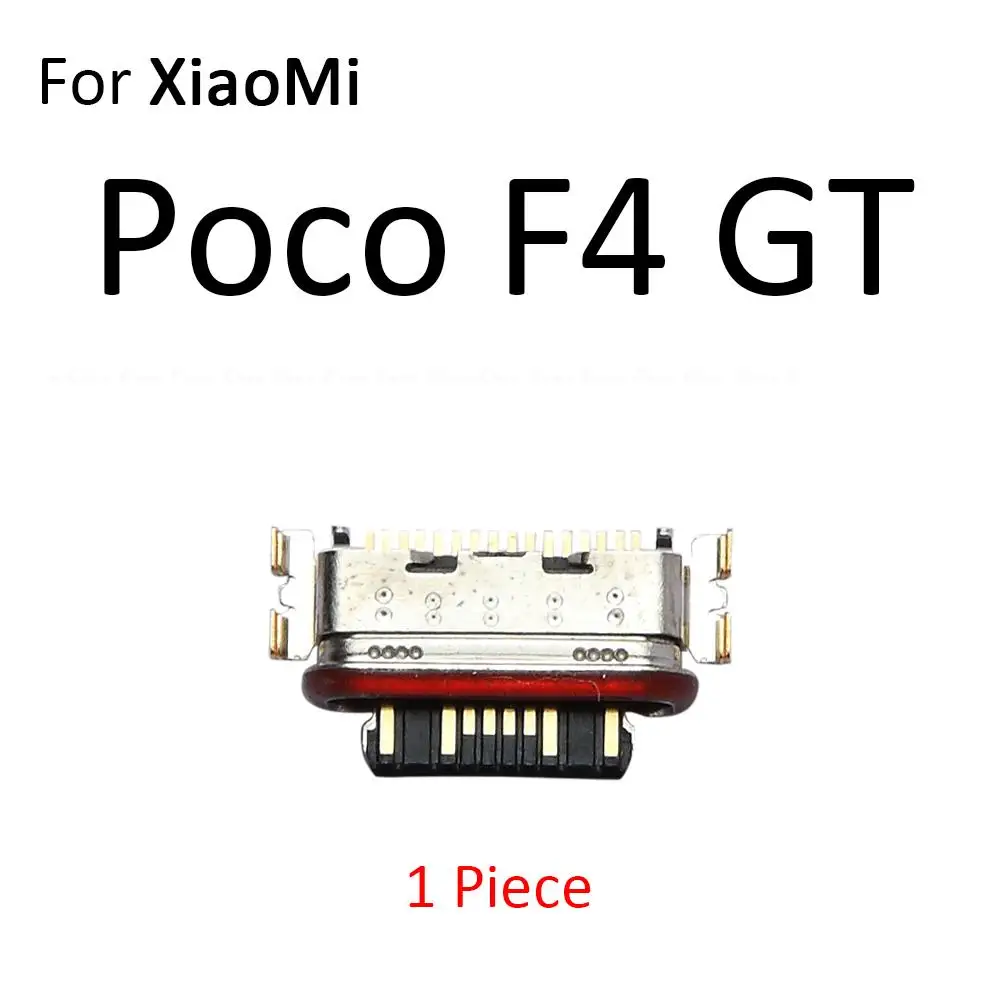 USB Jack Connector Socket Type-C Charging Port Charger Plug Dock For XiaoMi Poco C40 C50 C51 C55 F4 F5 M4 M5 Mi X3 X4 X5 Pro GT