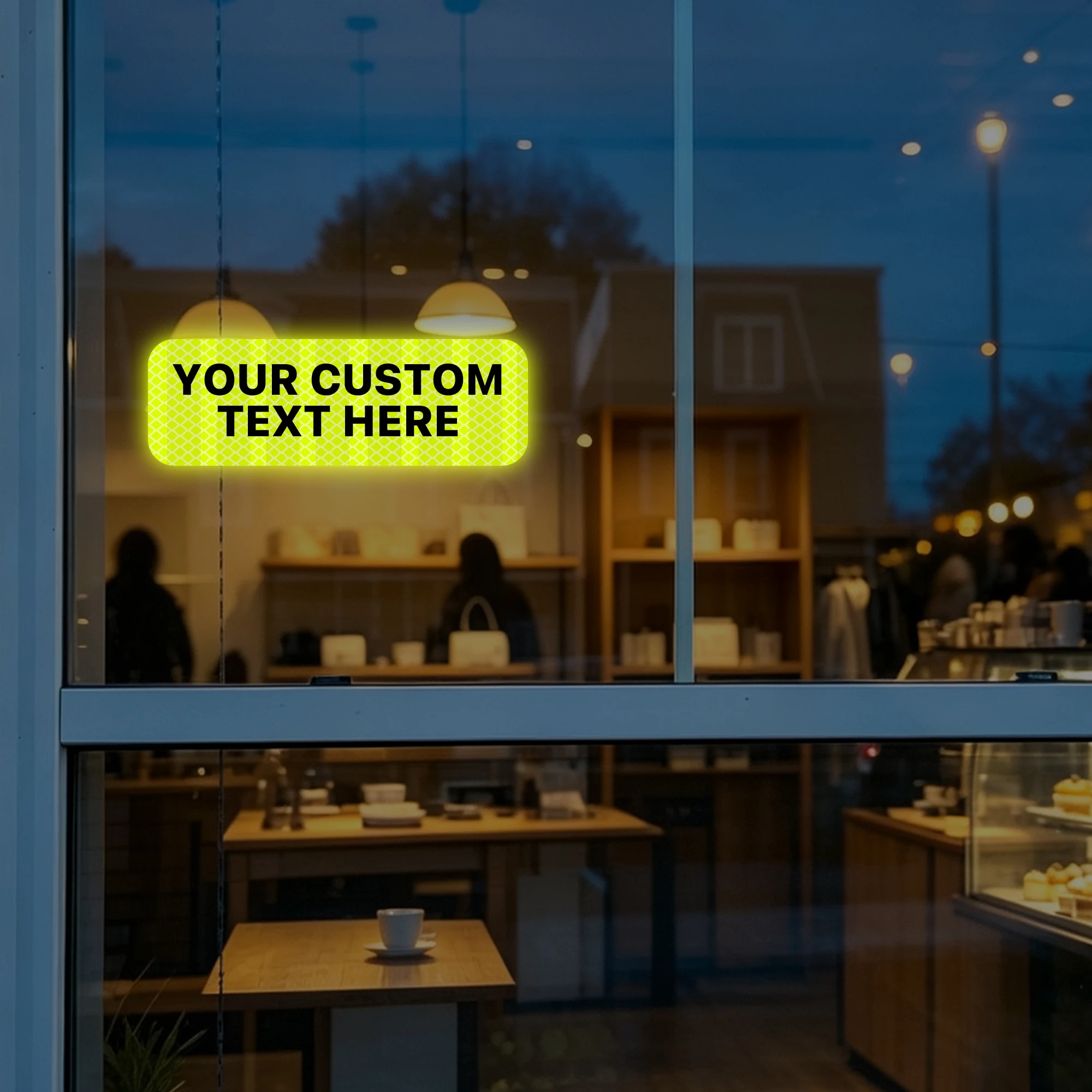 3PCS Custom Reflective Warning - Wall Sticker ulasan dan harga