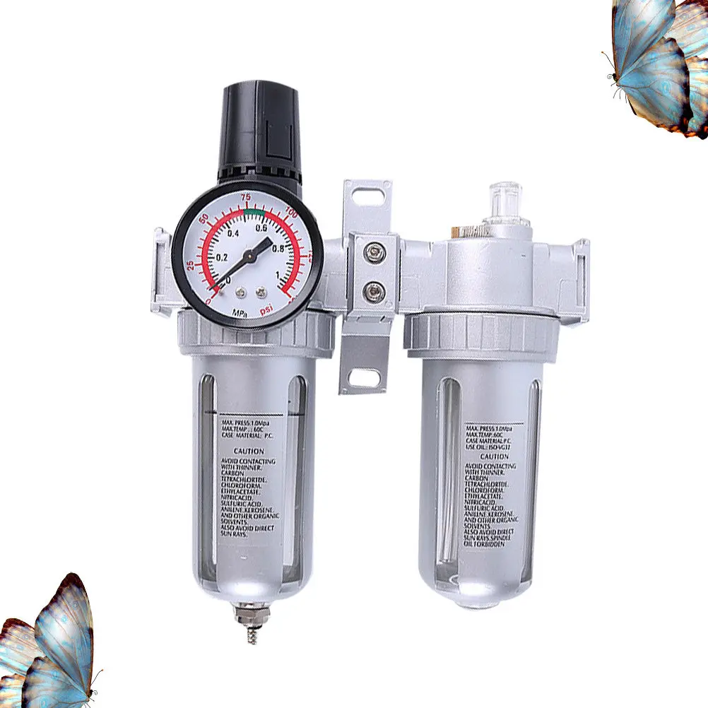 Sfc400 Air Compressor Processor Oil Water Separator Trap Filter Regulator Automatic Drain for Moisture Solid Particle