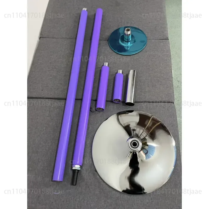 Customized black silicone pole dance pole rotating fixed dance pole home dance studio indoor anti-skid