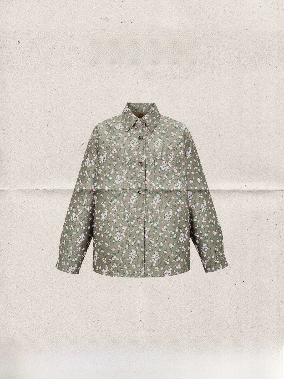 

ort Wave Embroidered irt Jaet Cotton Outerwear Brand Knot Pattern Floral Pattern Women's Winter Coat