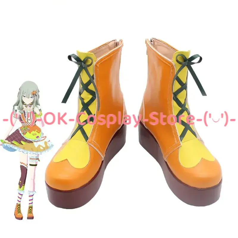 

Kusanagi Nene Cosplay Shoes Game Project Sekai Colorful Stage Cosplay Prop PU Shoes Halloween Party Boots Custom Made