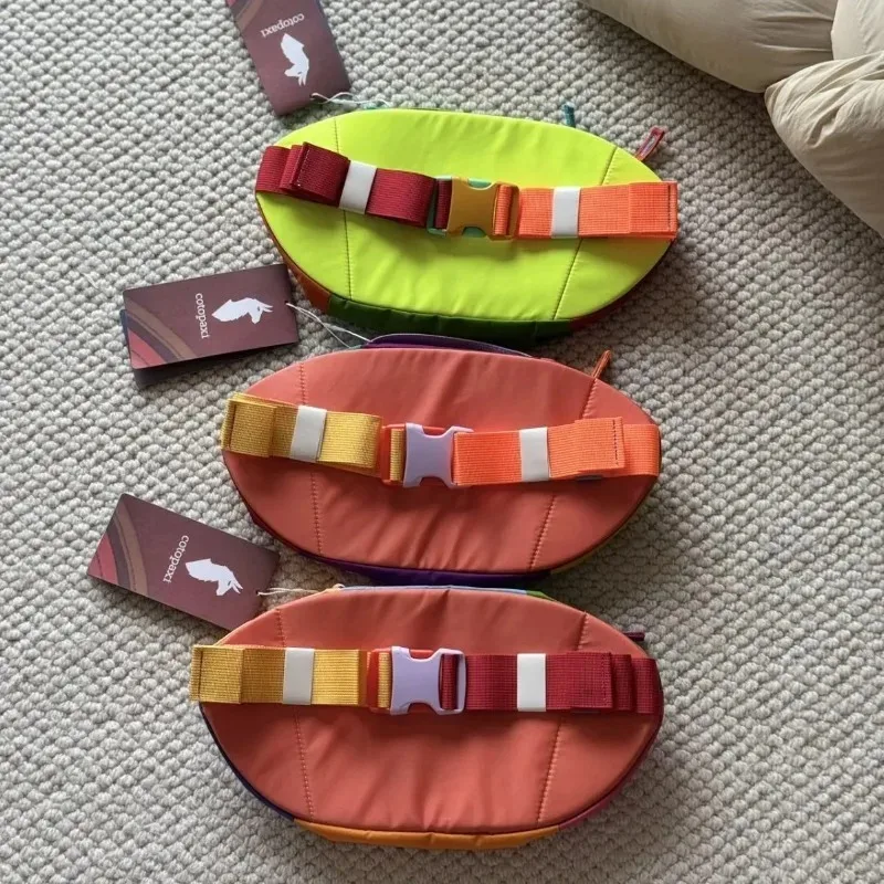 أزياء الاتجاه زوجين حقيبة الثدي الدوبامين 3L سعة كبيرة حزمة فاني 25 حقيبة عادية جديدة من النايلون المائل #2