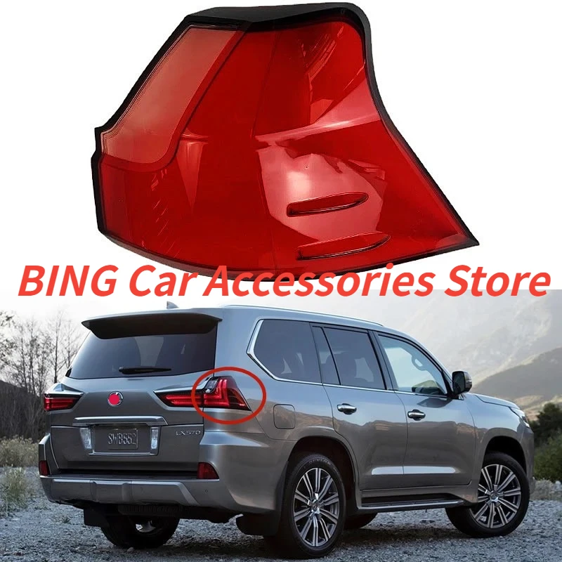 

For Lexus LX570 2016 17 2018 2019 Car Accessories Taillight Shell Tail Lamp Cover Stop Light Mask Replace The Original Lampshade