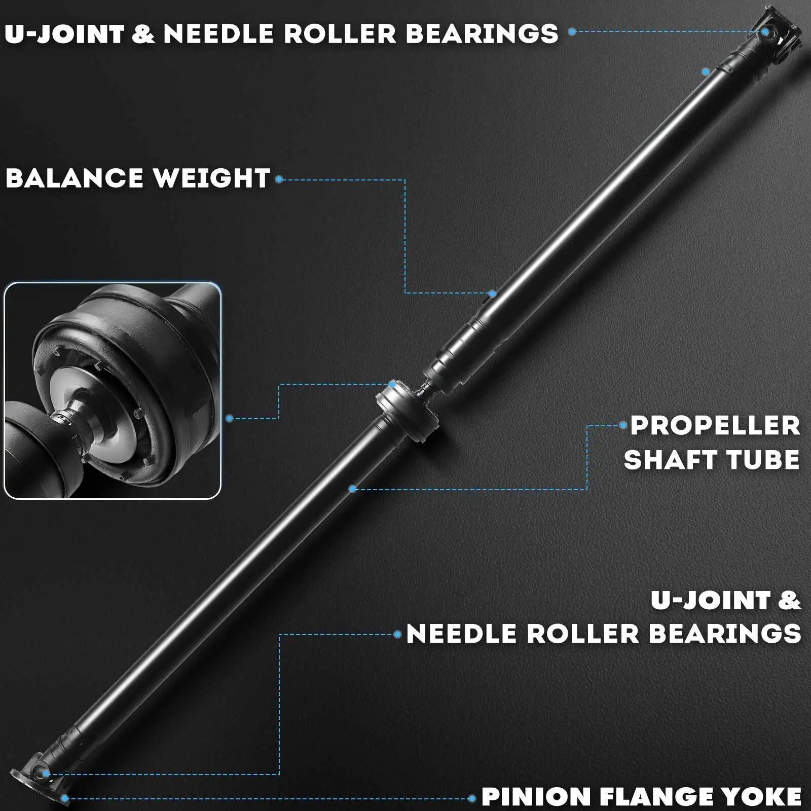 Zespół przedniego wału napędowego do Land Rover Range Rover 1995-2002 automatyczny