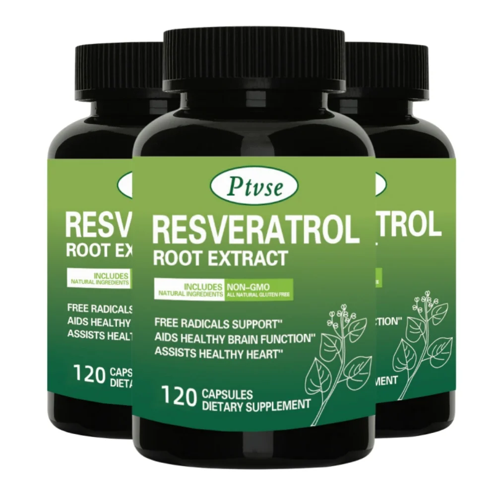 Resveratrol, a potent antioxidant and trans resveratrol, promotes anti-aging and provides cardiovascular support