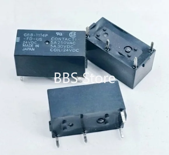 10PCS/Lot G6B-1114P-FD-US-12VDC G6B-1114P-FD-US-24VDC Power Relay Module in Stock