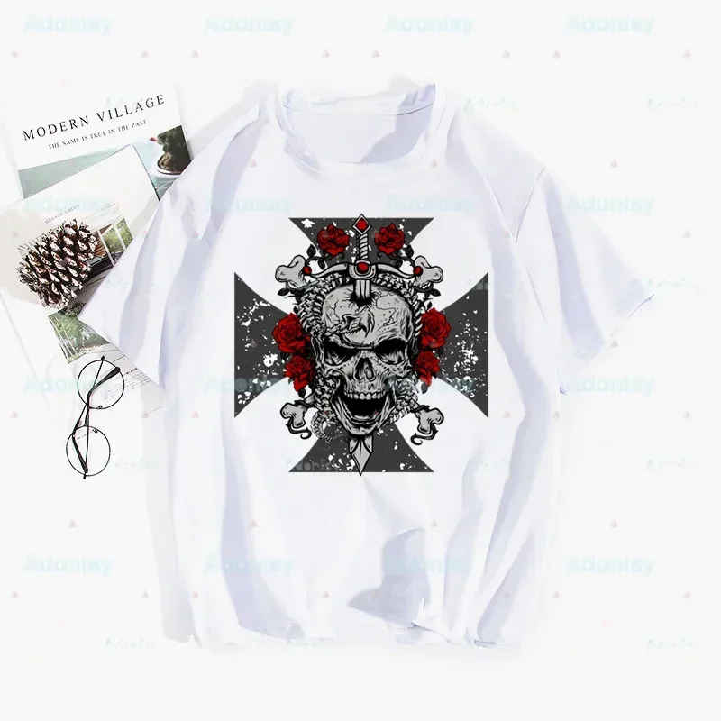 Medieval Knights Templar Woman Print Harajuku Summer Tshirts Casual Round Neck Short Slee Top Tee Shirt,Drop Ship