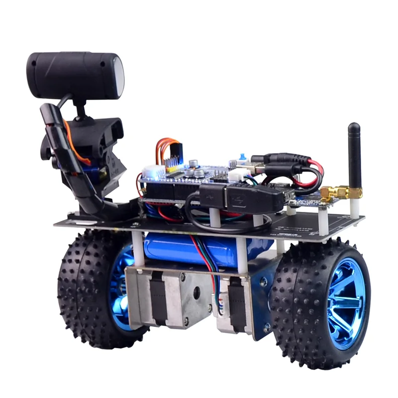 

Rolyrobot Balance Car Robot STM32 Wireless Video Robot Android IOS PC Control Robot Electronic Learning Kit US Plug