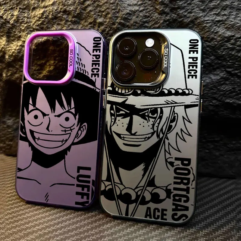 

Luffy Ace Sabo Manga One P-PIECE Coque For Apple iPhone 17 Air 16e 16 14 15 13 11 Pro Max Plus 12 17 Shockproof Case Phone Cover