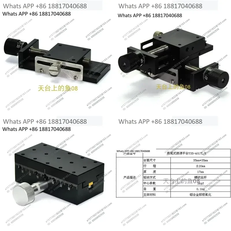 1PC for Precision Adjustment Frame Dovetail Table Cross Linear Guide Table Long Stroke
