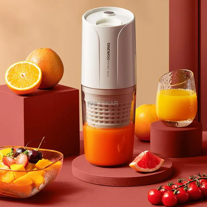Juice Maker 180ml USB Slow Juicer Screw Cold Press Extractor Portable Blender Friut Vegetable Slow Auger Juicer Orange Squeezer