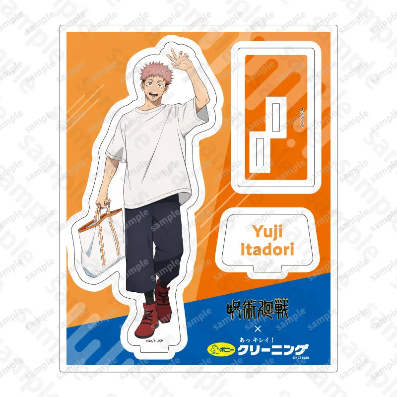 Game Gojo Satoru Yuji Itadori Fushiguro Megumi Acrylic Stand Figure Doll Anime Keychain Pendant Keyring for Gift