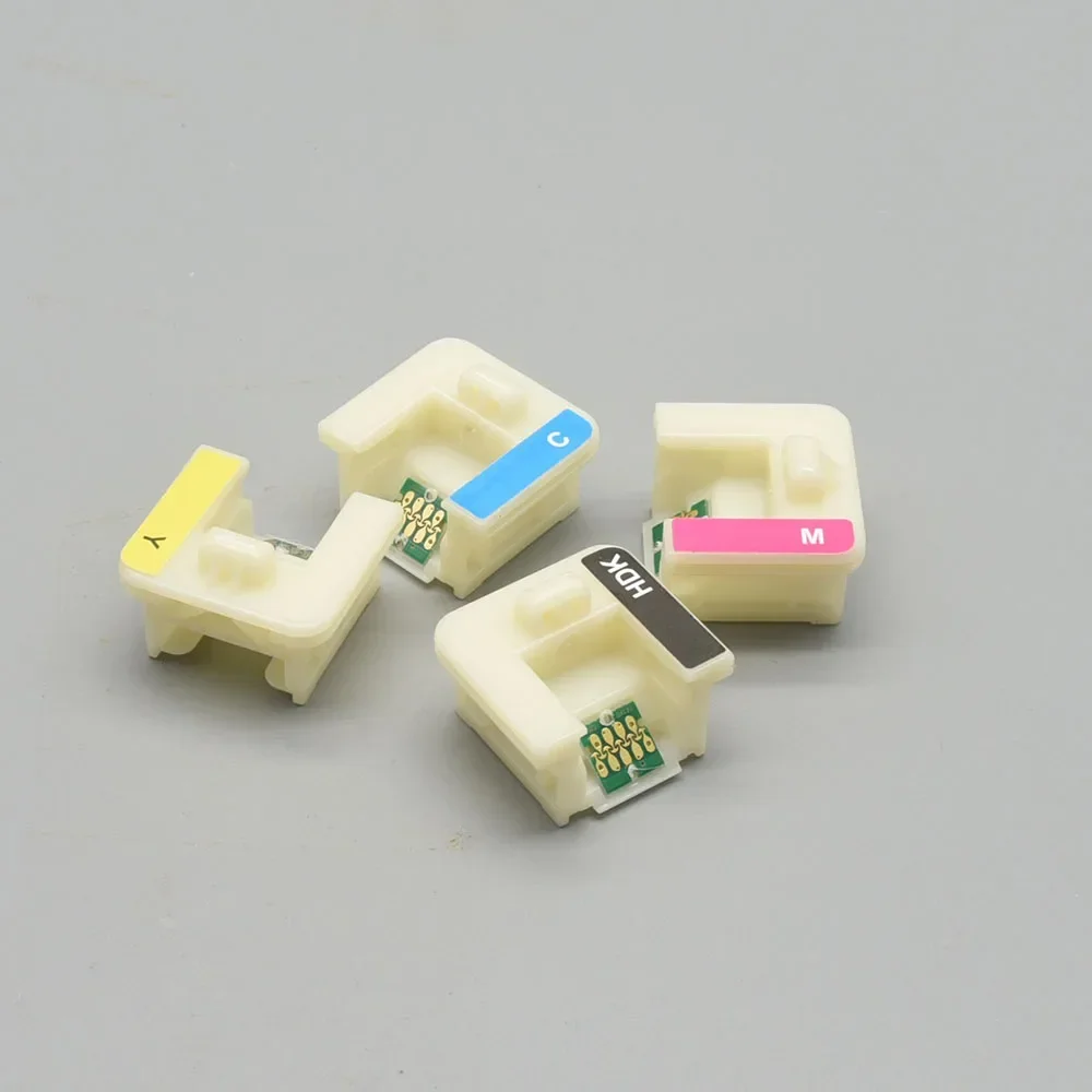 4PC T7411 T741X Cartridge Chip with holder For Epson SureColor F6000 F6070 F6200 F6270 F7000 F7070 F7100 F7170 F7200 F7270 F9300