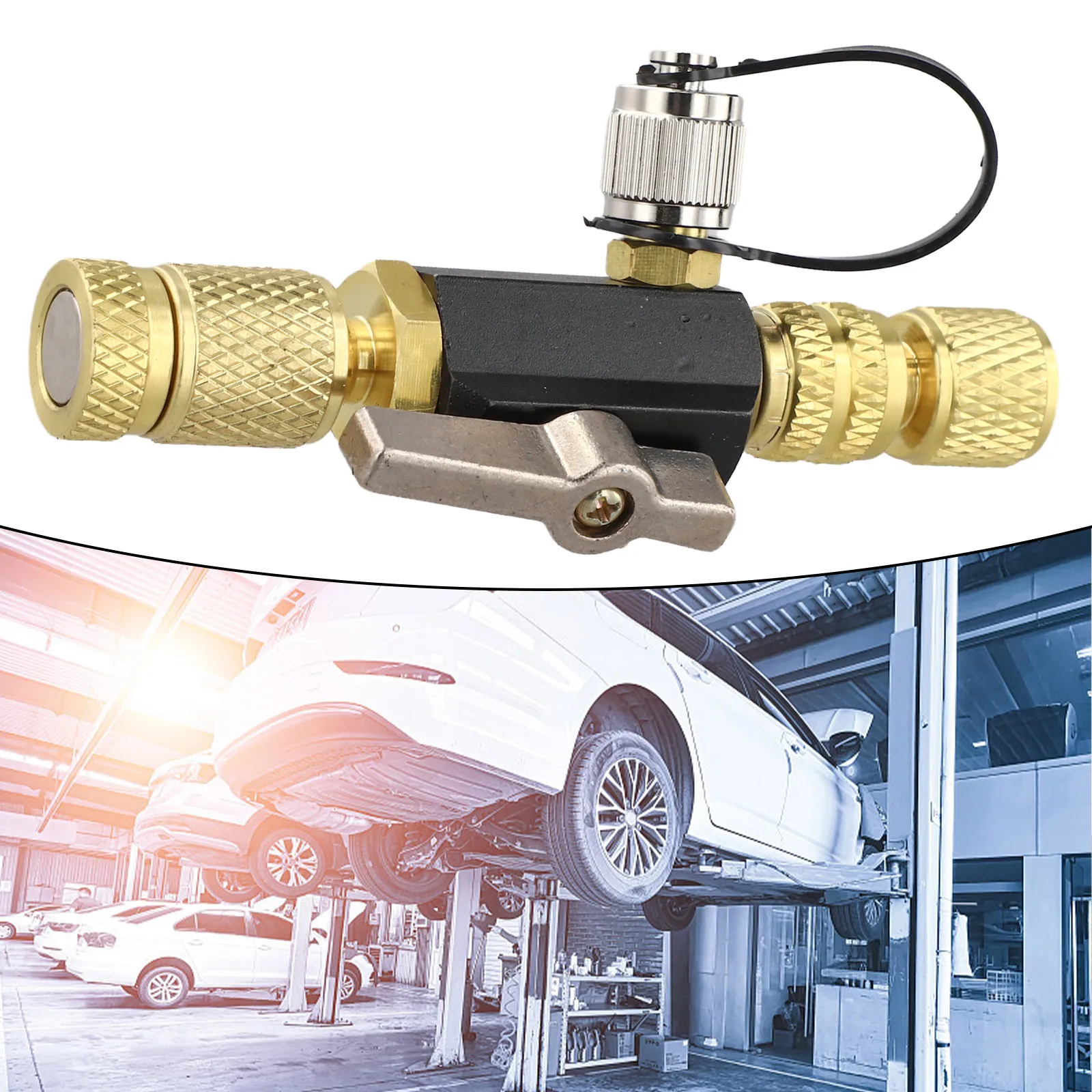 1 Pcs Car Vacuum-Rated Valve Core Removal Tool Black 1/4
