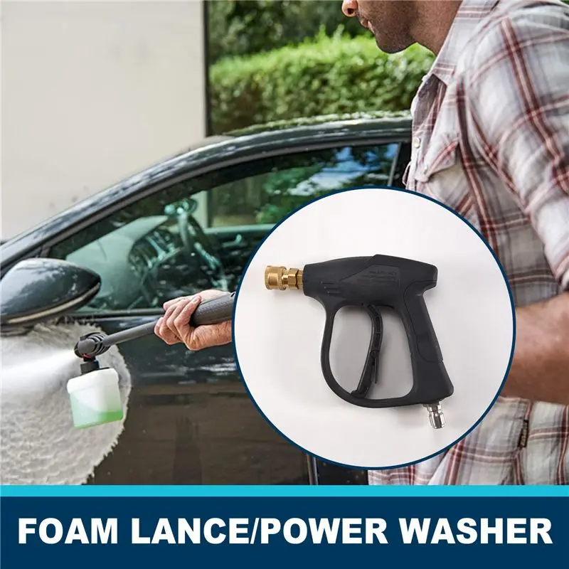 Y50A-Car Washer-Gun 3000 Psi Max Foam-Gun 3/8 Inch Connector High Pressure Washer Tool For Pressure Power Washer Foam Cannon