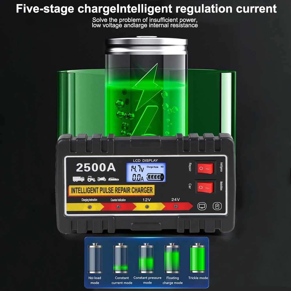 220 واط قارب بطارية شواحن 12 فولت 24 فولت ل قارب دراجة نارية باتي صيانة الذكية نبض إصلاح بطارية السيارة تخزين شواحن الخلايا