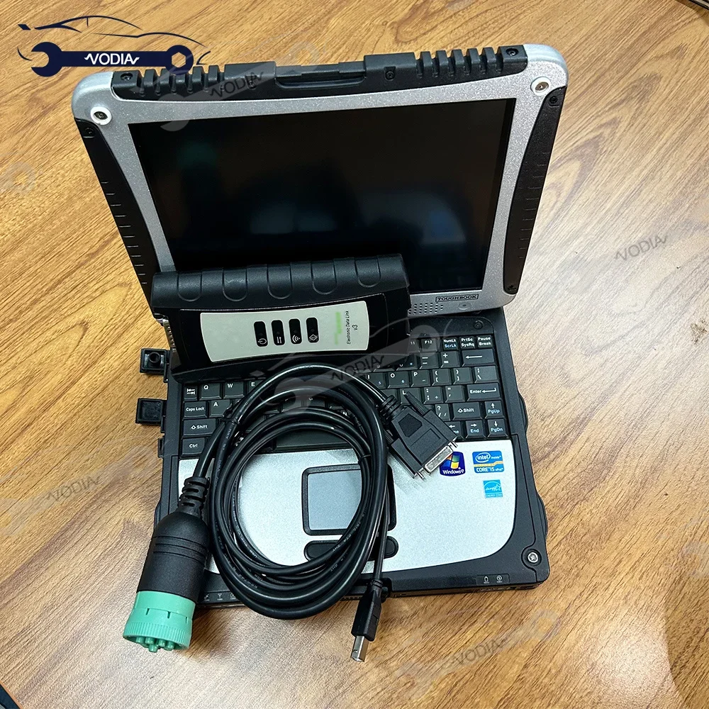 Scanner Interface for EDL V3 Agriculture Construction Diagnostic Tool for EDL V3 Electronic Data Link with Cf19laptop