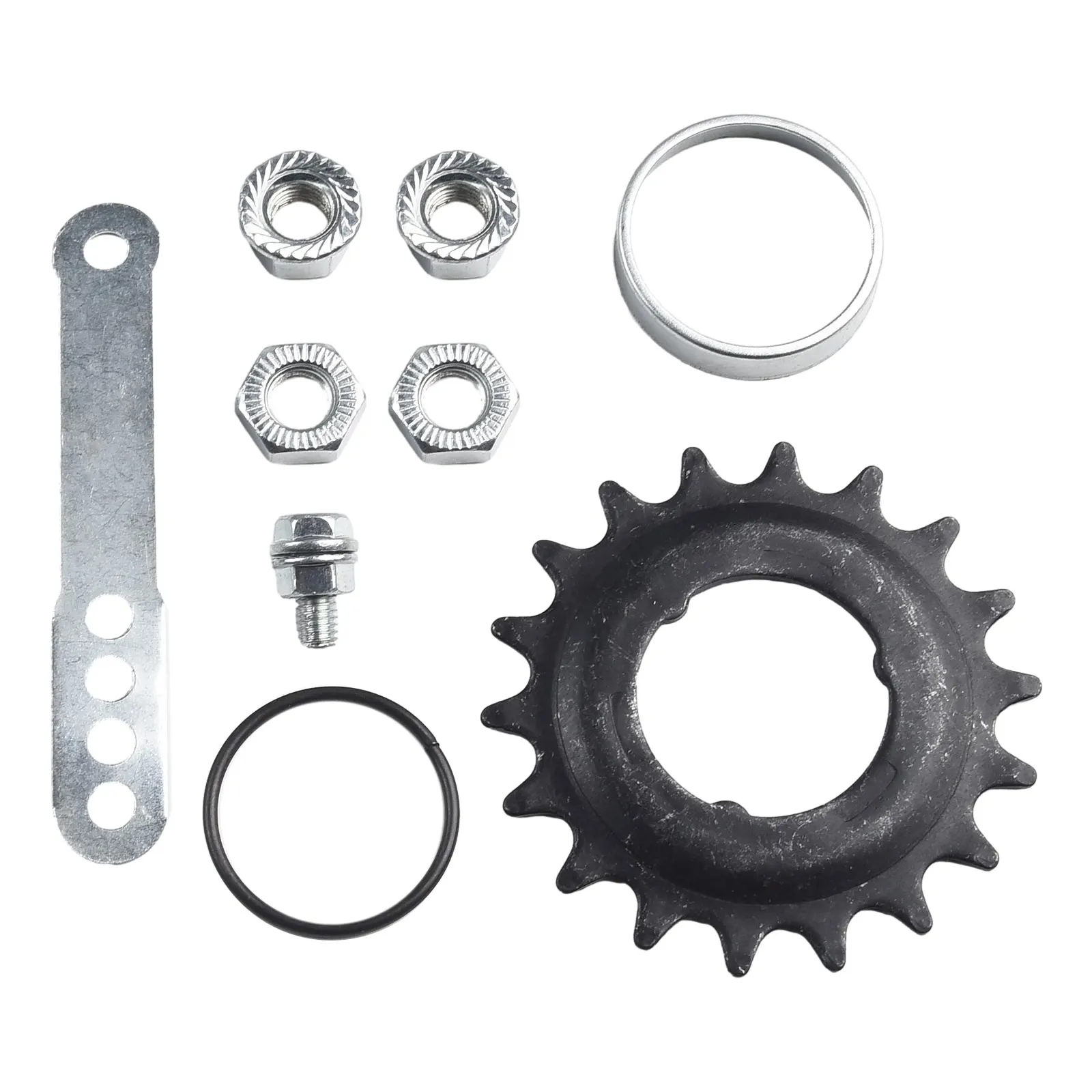 

Rear Wheel Coaster Hub 36H with Back Pedal Brake 18 Tooth Sprocket Compatible with Fixed Gear Single Speed Bikes Stainless Steel