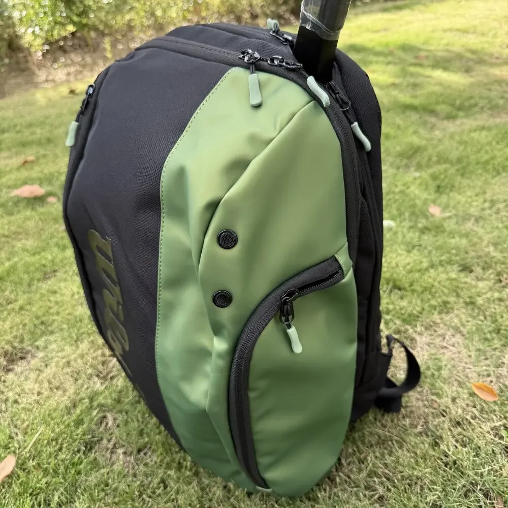 Wilson Blade Super Tour Tennis Racket Backpack Roland Garros Large Capacity Portable Court Racket Bag With Compartment Men Women