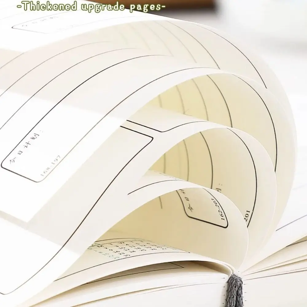 Notepads Mini 2025 Notebook Square Efficiency Pocket Schedule Book PU Leather Time Management Daily Planner School