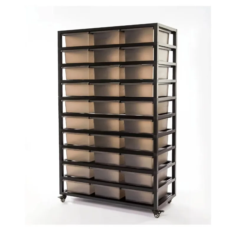 Solid Pattern Plastic and Metal Pet Cages Reptile Terrarium Tanks Snake Rack System with Feeding Box Plastic Tray Pallet Type
