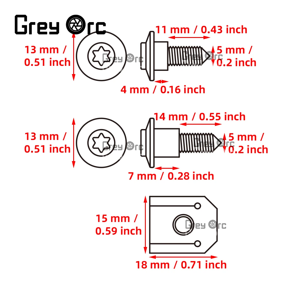 For BMW R1250GS R1200GS LC R1200RT S1000RR S1000XR C600 C650GT F750GS F850GS R NINE T K1600GTL Motorcycle Stainless Steel Screws