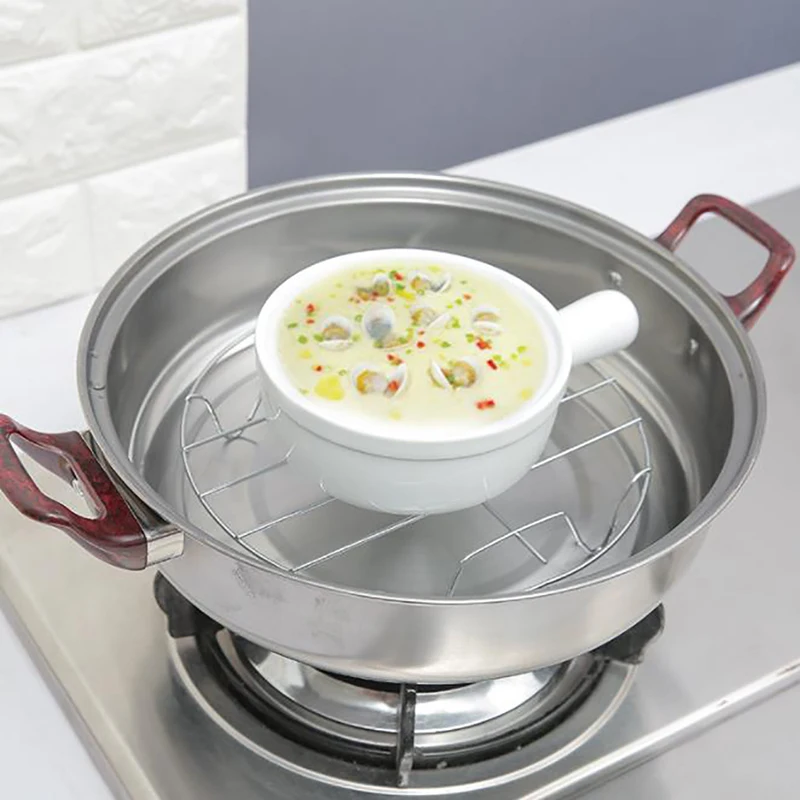 Air Fryer Accessories Stainless Steel Cooking Steaming Racks For Steaming Vegetables And Rice Racks For Kitchen Tools