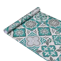60CM Self-adhesive Floor Sticker PVC Waterproof Floor Tile Sticker For Living Room Bedroom Hotel Home Decor Floor Sticker