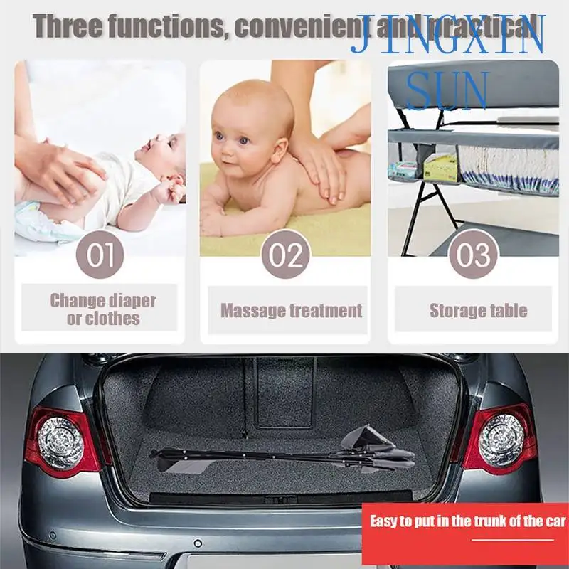 0-24 Months Baby Change Diaper Table 3 functions Folding Shower Table