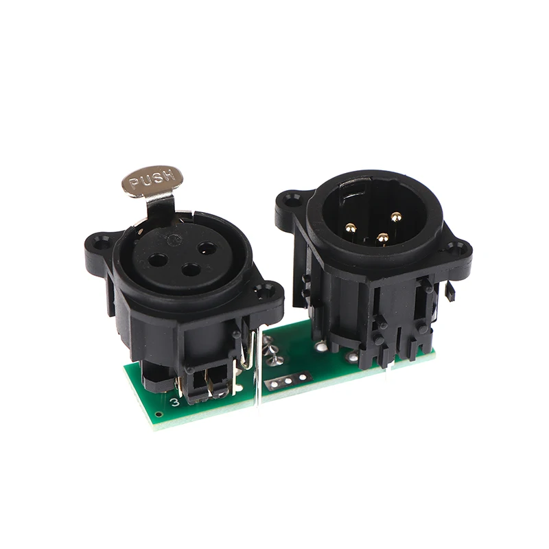 

Stage Beam Lighting Device Accessories Three Core XLR Socket With Signal Board /XLR Socket With The PCB Pannel