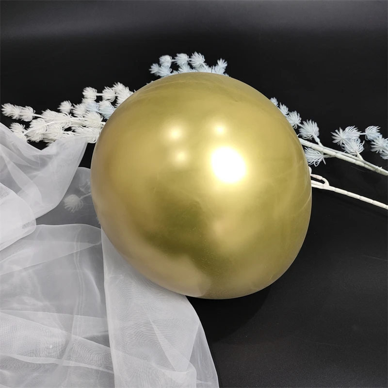 Party Decoration Metallic Balloon High Quality Bright Metal Chrome Glod Helium Balloon Happy Birthday Wedding Decration balloons