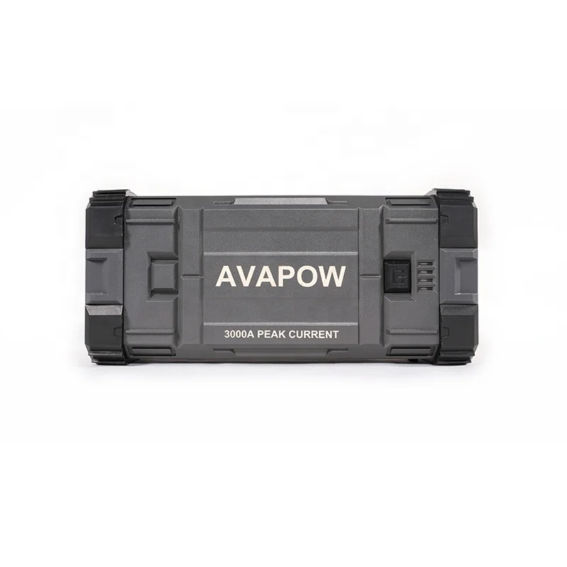 Avapow A28 Peak Current 3000A 16000mAh/59.2Wh Jump Starter Battery Battery Booster CAR JUMP STARTER