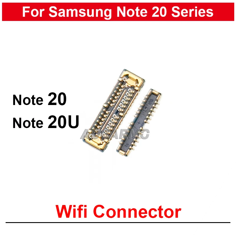 For Samsung Galaxy Note 20 Ultra 20U Wi-Fi Signal Antenna Connector Flex Cable Motherboard FPC Replacement Part