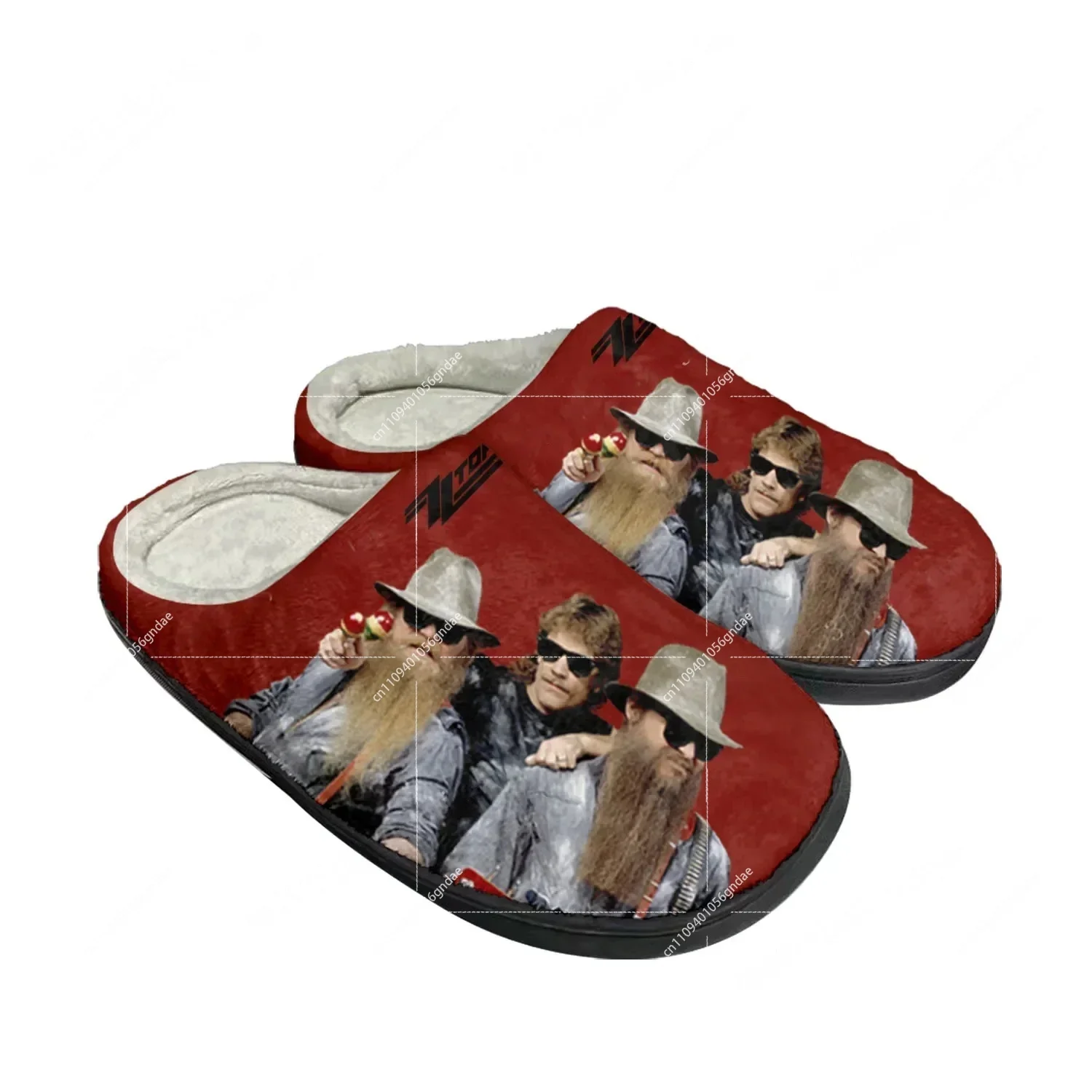 

ZZ Top Rock Band Fashion Popular Home Cotton Custom Slippers Mens Womens Sandals Plush Bedroom Keep Warm Shoe Thermal Slipper