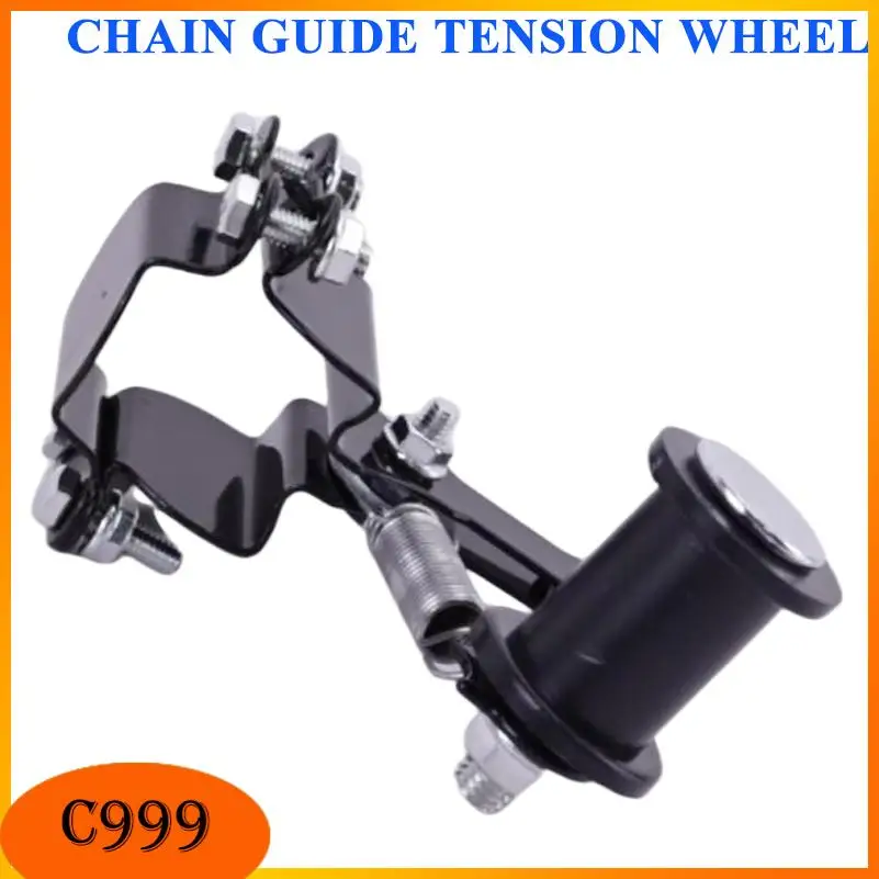 Wear resistant chain roller tensioner, a universal adjustable chain guide suitable for off-road four-wheel motorcycle accessorie