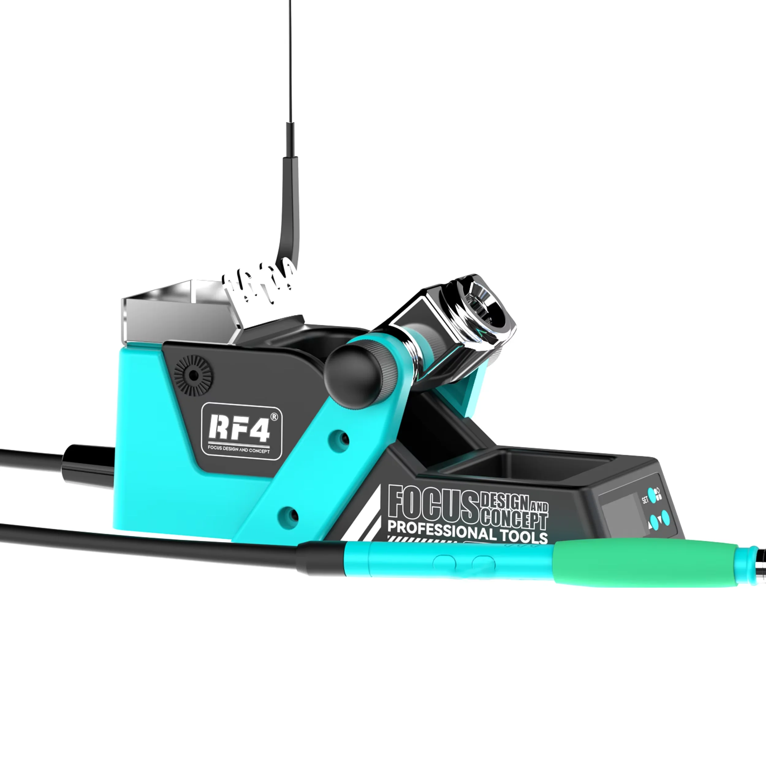 RF4 RF-S510 Metal Station Holder 210 Heating Core Soldering Iron Stand for Phone BGA Rework Type-C PD Charging for Mobile Phones