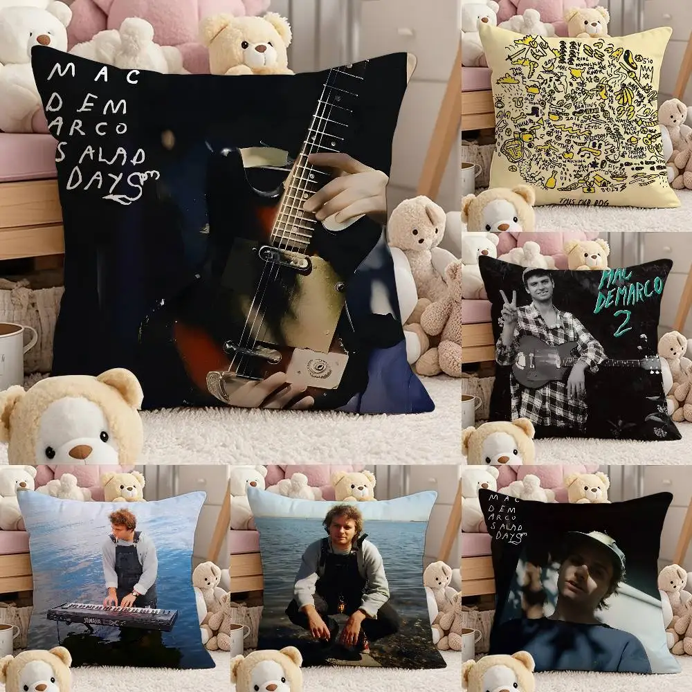 

M-Mac Demarco Singer Pillow Case Comfort Sofa Bed Silky elegant Invisible zipper Custom Decorative cushion cover